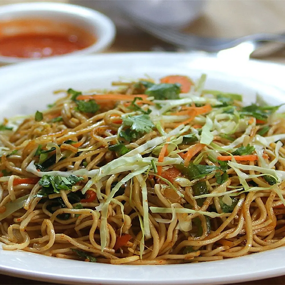 Lo Mein at Sunset Asian Cuisine, Asian Restaurant in Oberlin
